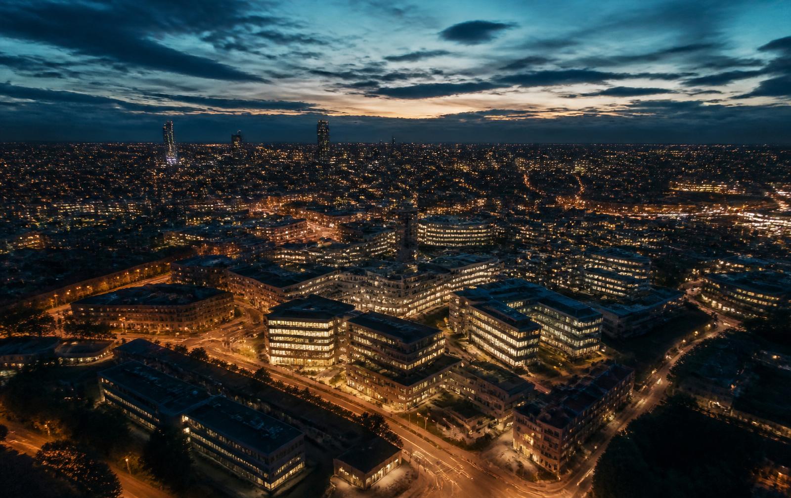Abstract network of connected operations across sites